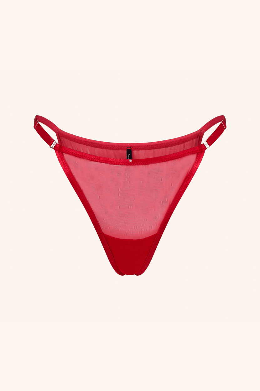 Pure One Size / Red Tanga Red