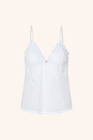 Blush XS / White Caraco White