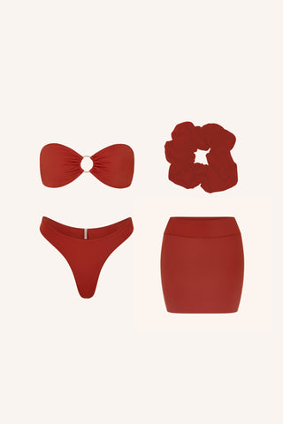 Swimwear Pack Bandeau Bikini and Skirt Bundle