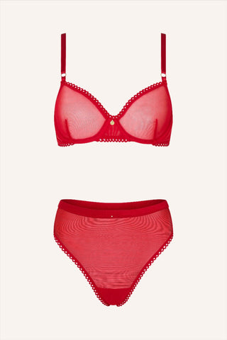 Dolce High Waist Red