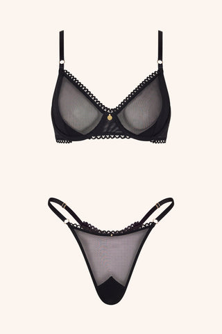 Dolce OS / Black Thong Fuchsia