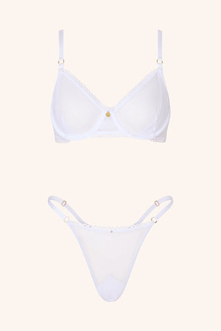 Dolce OS / White Thong Fuchsia