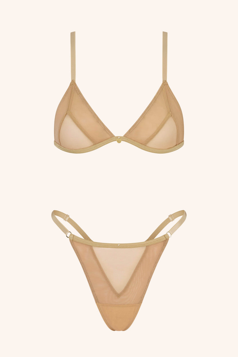 Dolce XS / Nude Triangle Balck