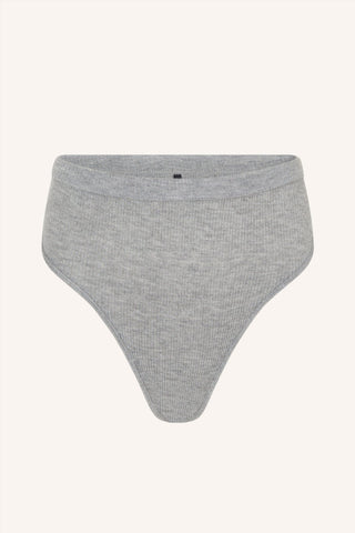 Les Girls Rib Briefs Grey
