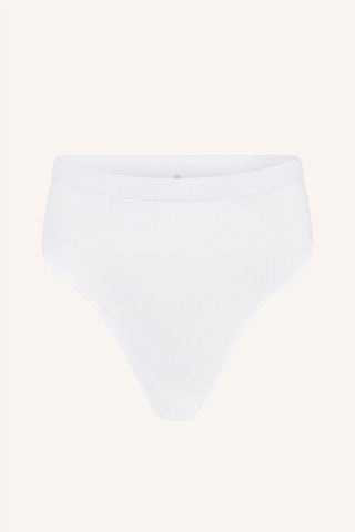 Les Girls Rib Briefs White
