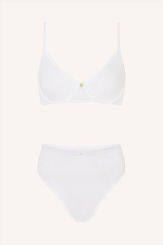 Les Girls Demi Bra White