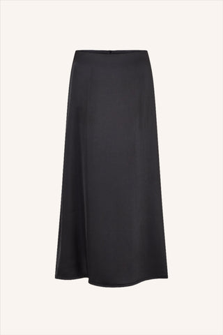 Mon Cheri Silk Skirt Black