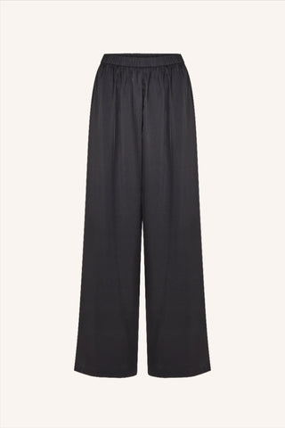 Mon Cheri Silk Pants Black