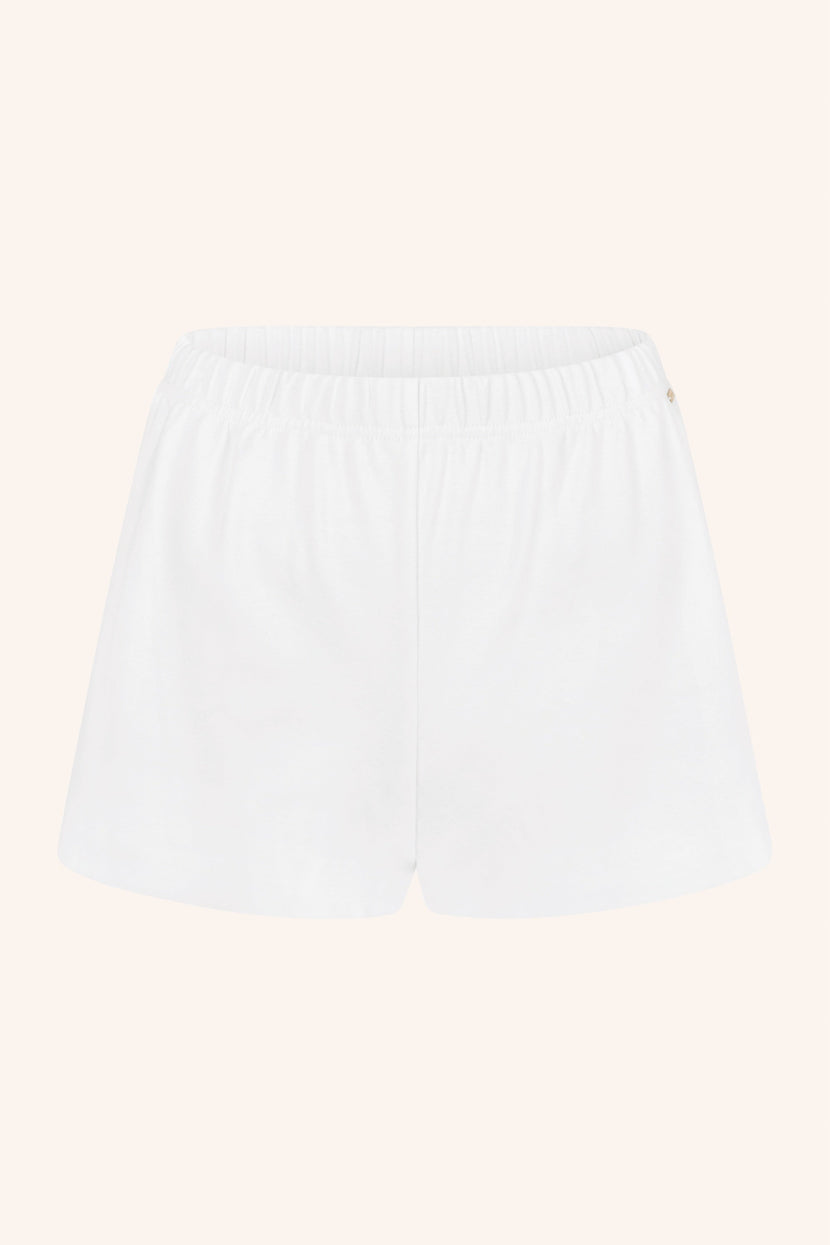 Les Girls XS / White Shorts Grey