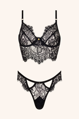 Be Mine XS / Black Bra Black