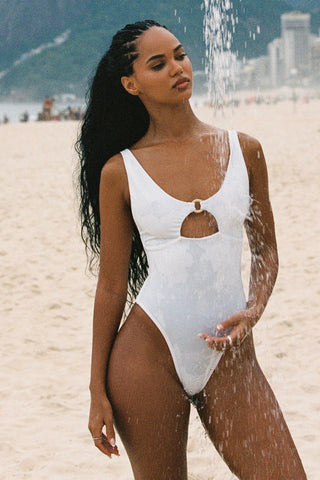 So Chic One Piece Cutout White