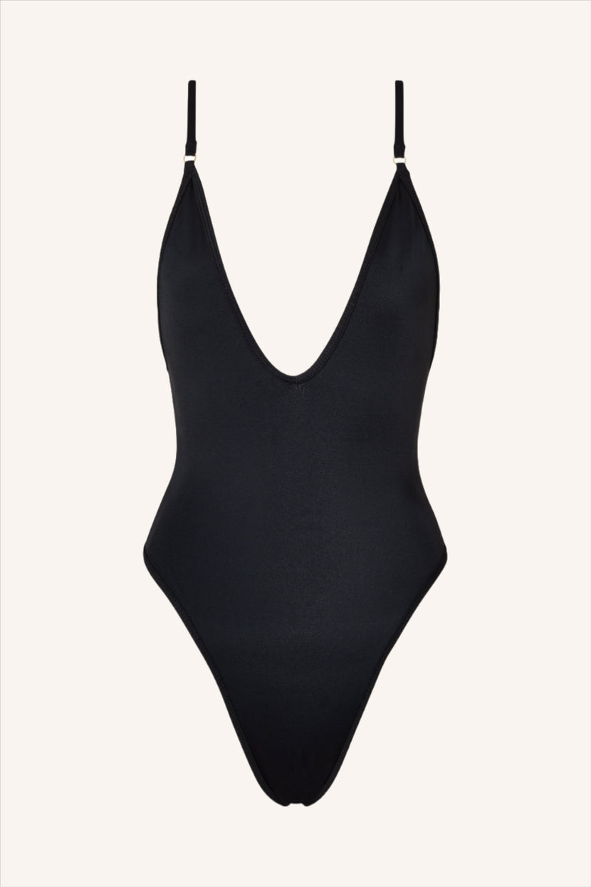 So Chic XS / Black One Piece Baby Pink