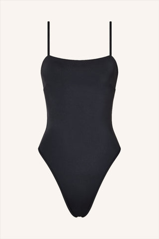 So Chic XS / Black One Piece Tank Coral