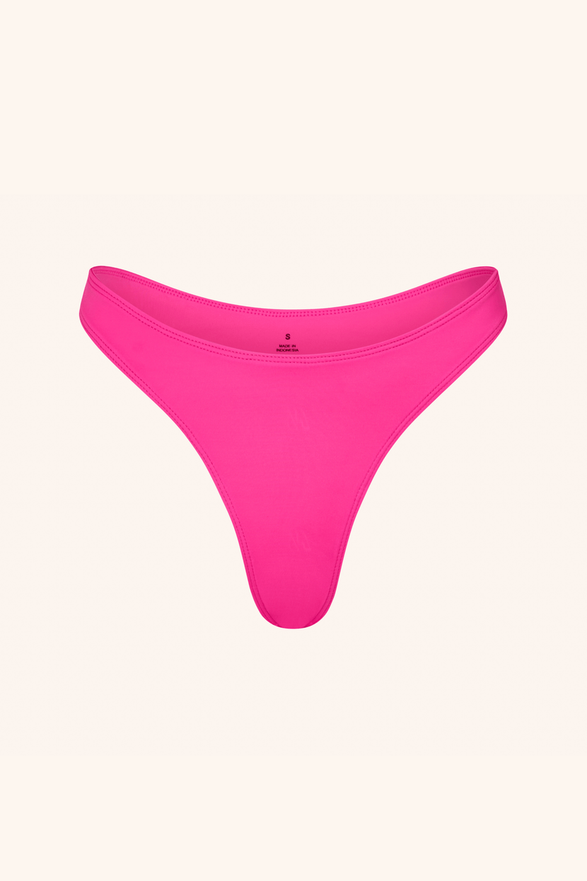 So Chic XS / Neon Pink Thong Neon Pink