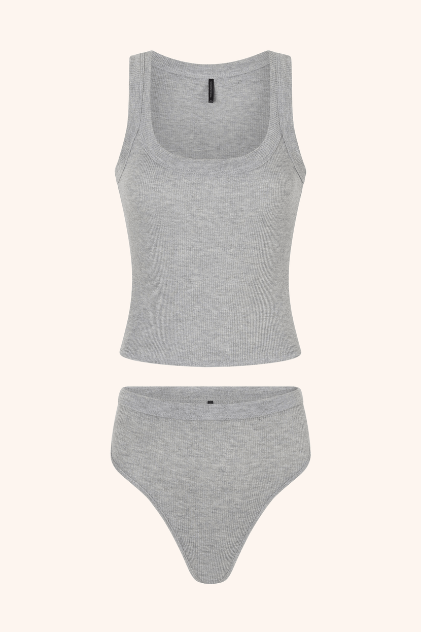 Lounge Sets Les Girls Rib Tank & Briefs