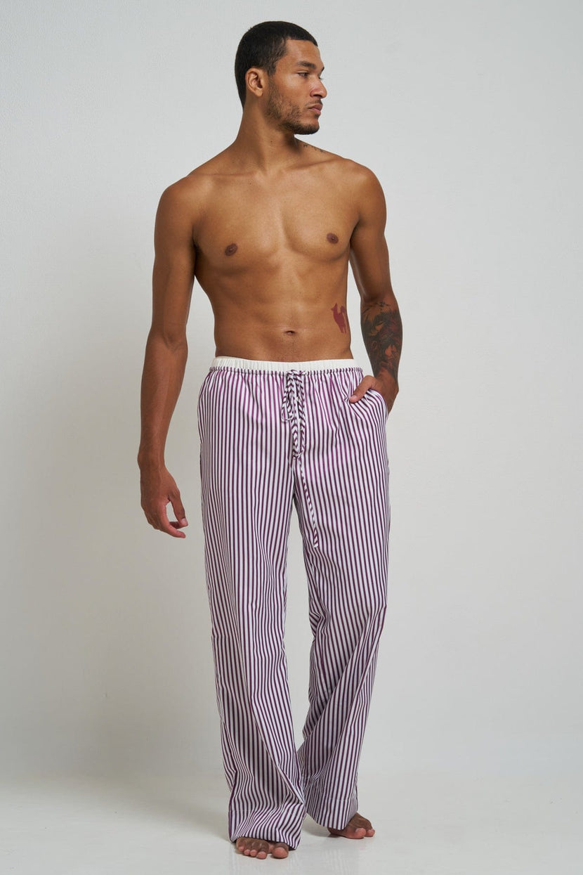 Le Boyfriend Pants Plum