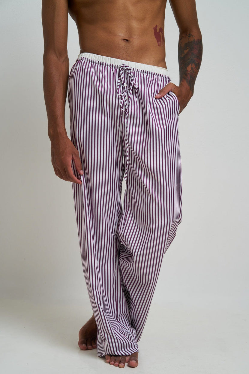 Le Boyfriend Pants Plum