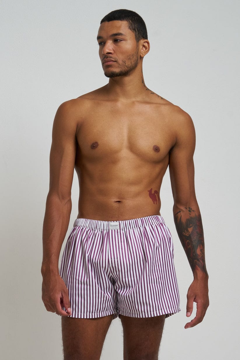 Le Boyfriend Men's Boxer Plum