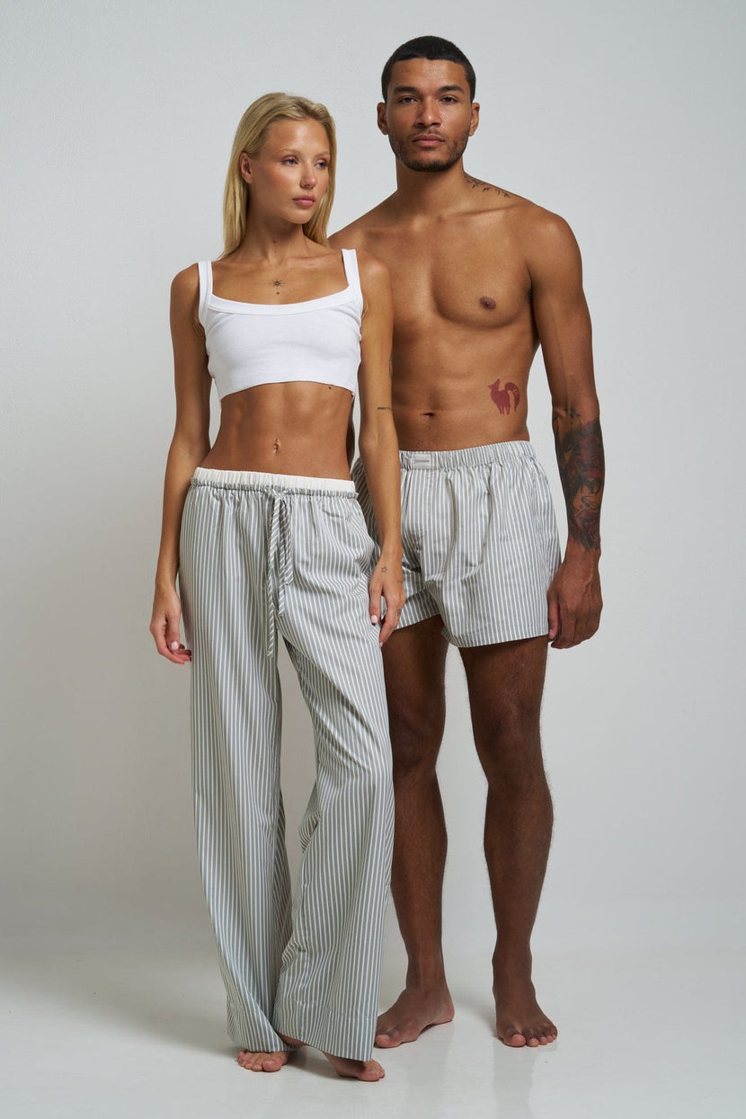 Le Boyfriend Pants Grey
