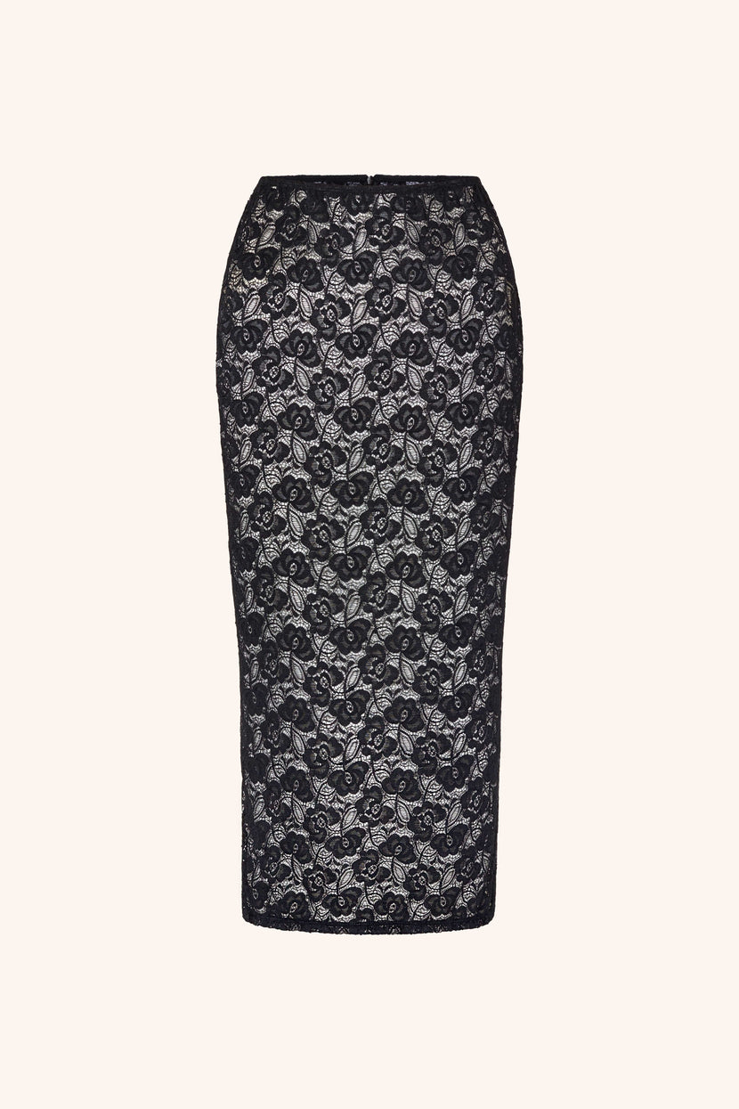 Mon Cheri XS / Black Lace Skirt Black