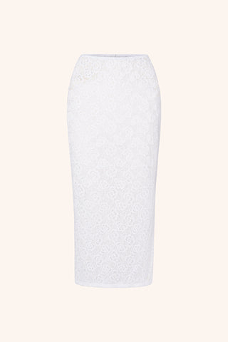 Mon Cheri XS / White Lace Skirt Black