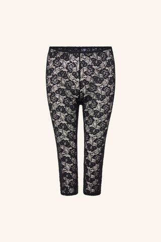 Mon Cheri XS / Black Capri Pants White