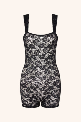 Mon Cheri XS / Black Romper White