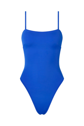 So Chic XS / Royal Blue One Piece Tank Gold