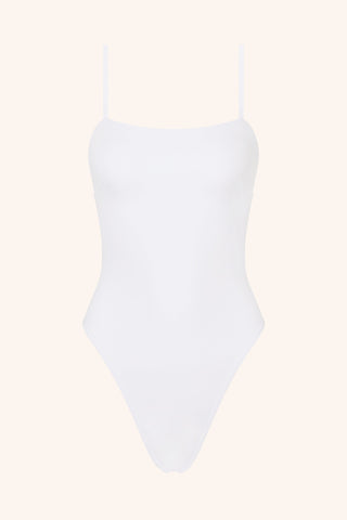 So Chic XS / White One Piece Tank Gold