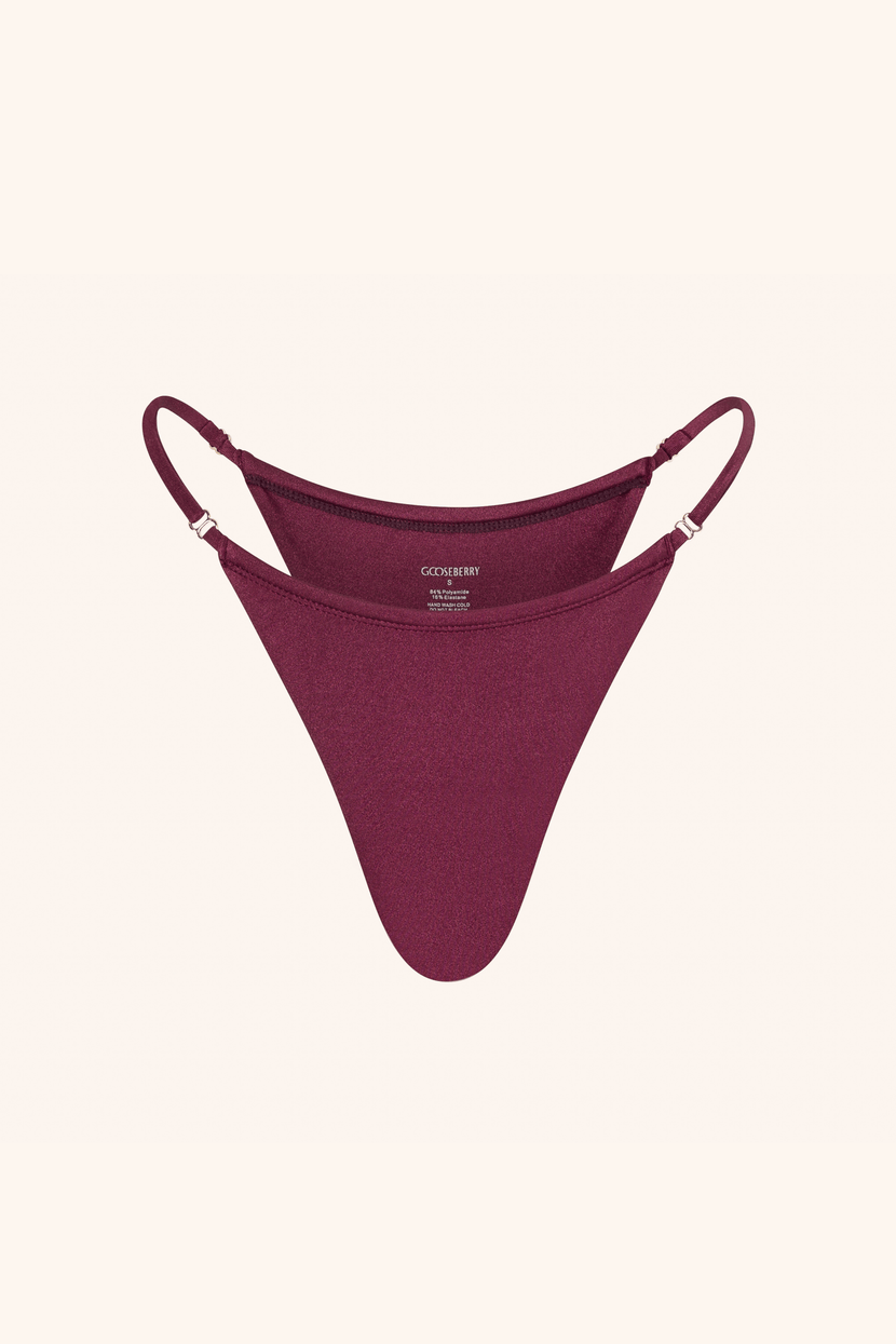 So Chic XS / Cassis Tanga Bikini Cassis