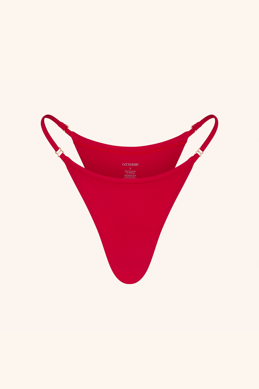 So Chic XS / Red Tanga Bikini Red