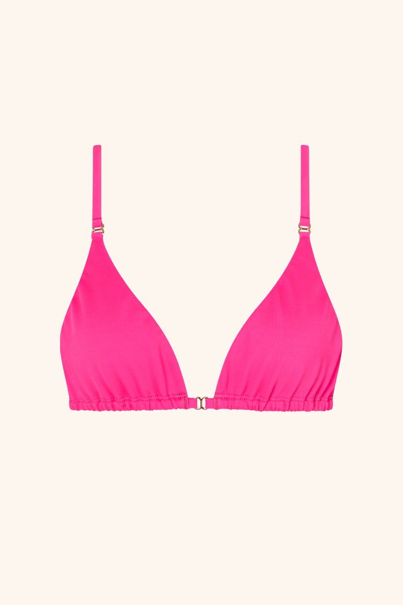 So Chic XS / Neon Pink Triangle Top Neon Pink