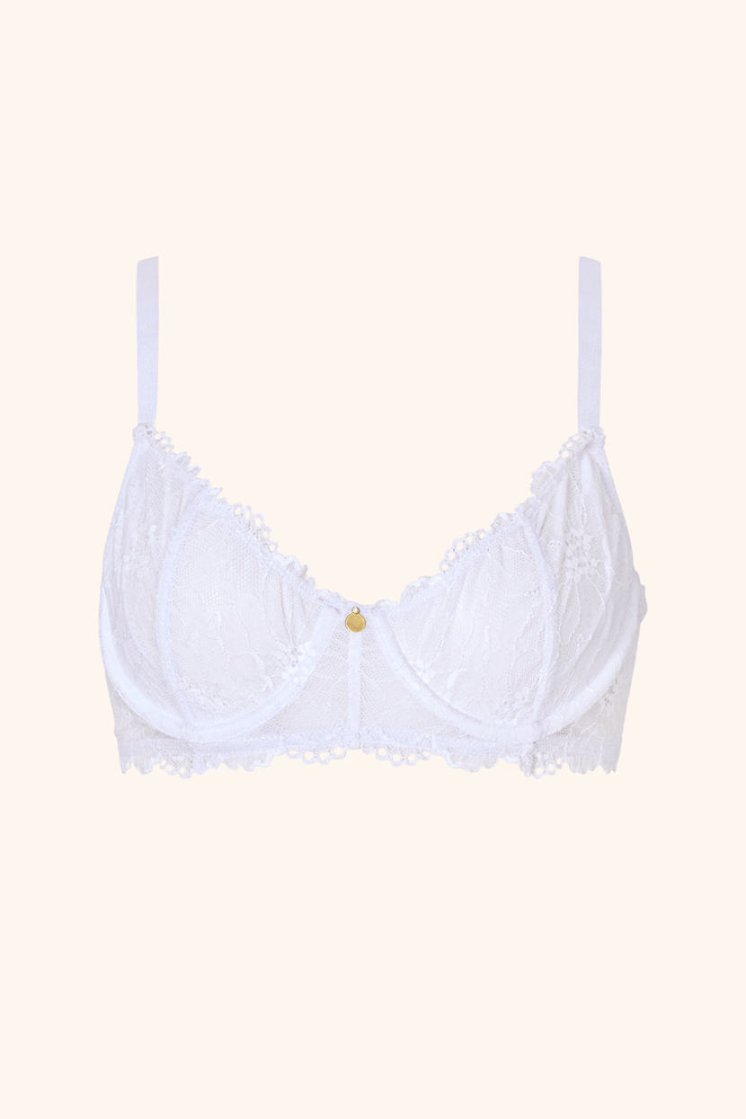 Sweetheart XS / White Push Up Bra White