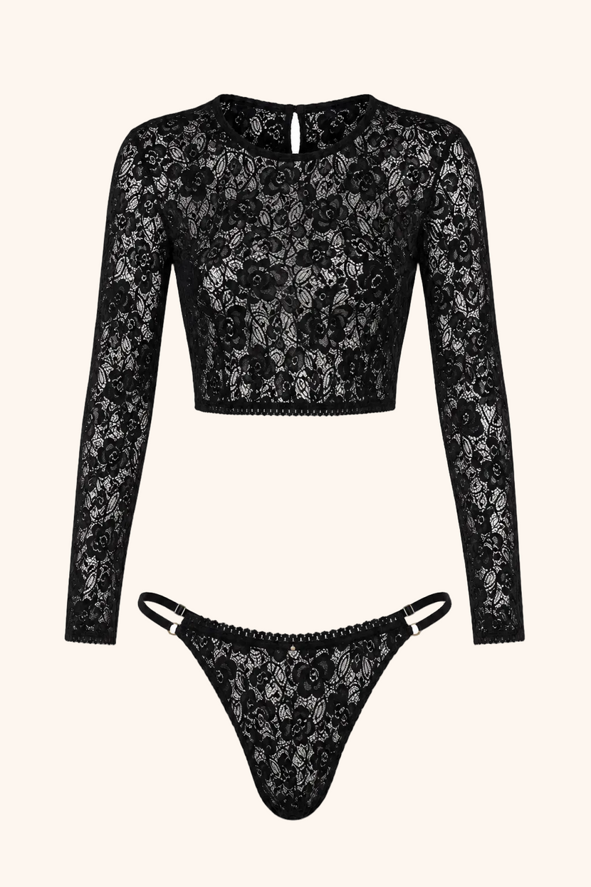 Intimates Pack Mon Cheri Long Sleeve + Thong