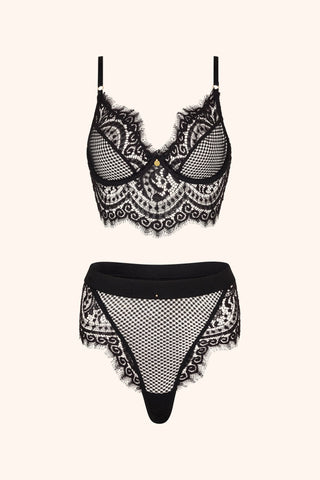 Full on Glam XS / Black Bra Black