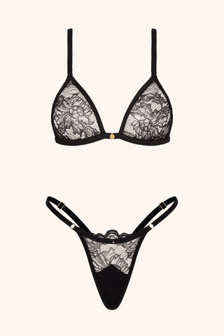 You One Size / Black Thong Black