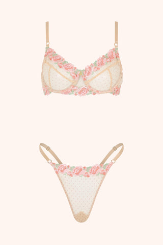 Petal XS / Floral Bra