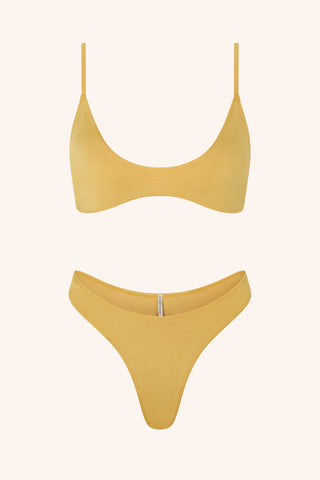 So Chic XS / Gold Thong Black