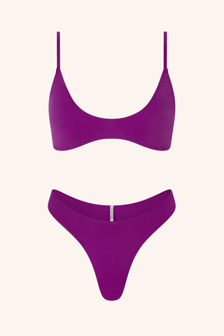 So Chic XS / Plum Thong Black