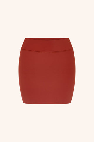 So Chic XS-S / Rum Mini Skirt Rum