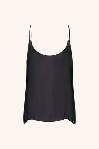 Coquette XS/S / Black Silk Caraco White