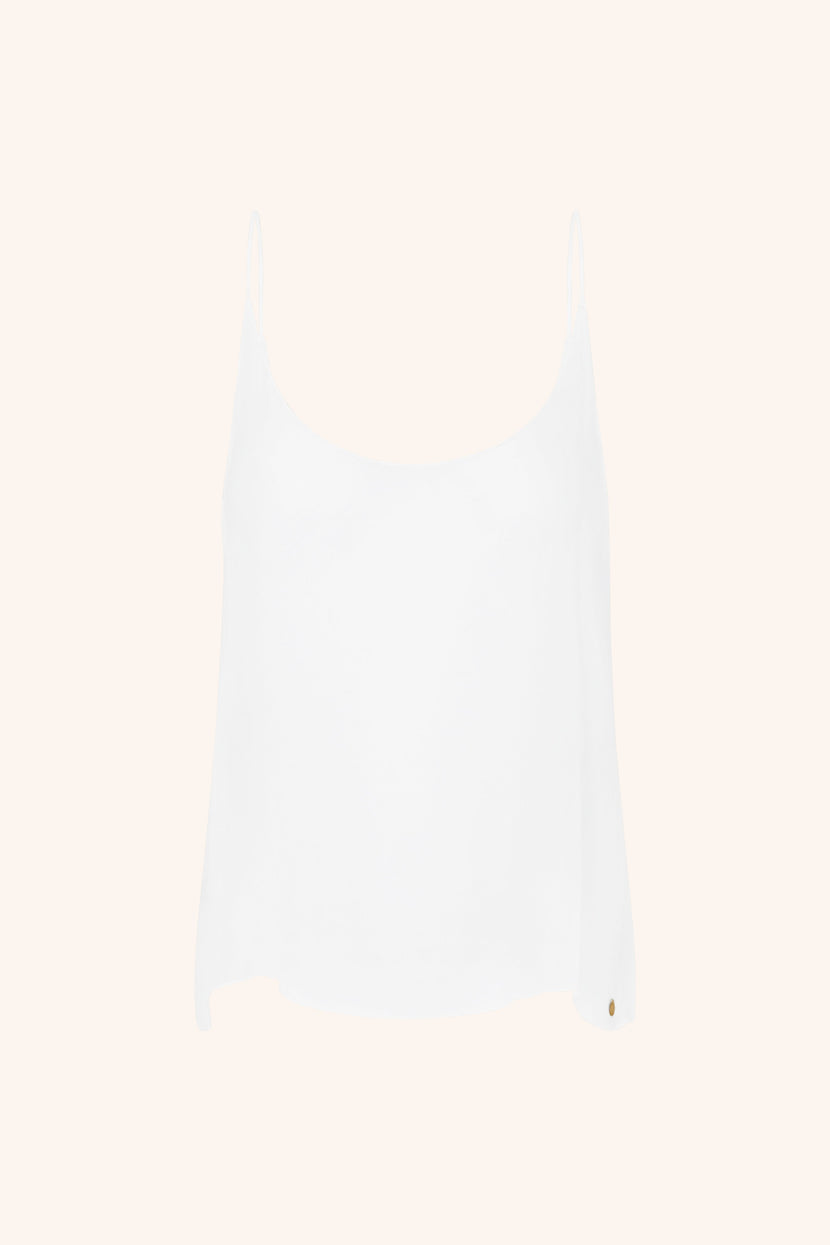 Coquette XS/S / White Silk Caraco White