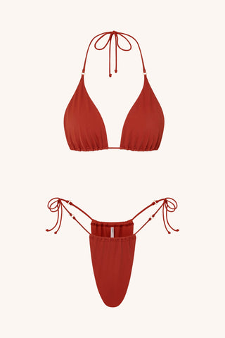 So Chic ONE SIZE / Rum Side Tie Bikini Briefs White