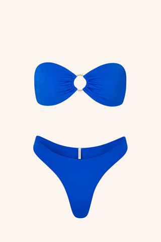 So Chic XS / Royal Blue Bandeau White
