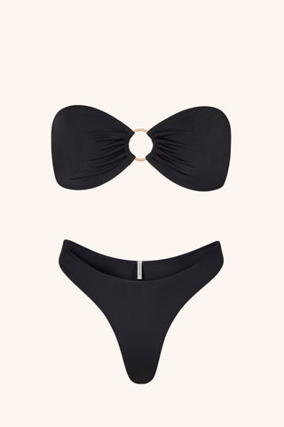 So Chic XS / Black Bandeau White
