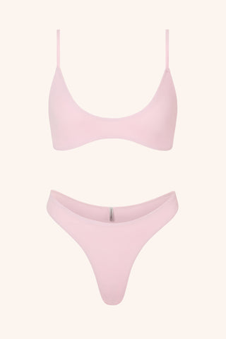 So Chic XS / Baby Pink Thong Royal Blue