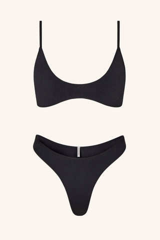 So Chic XS / Black Thong Royal Blue