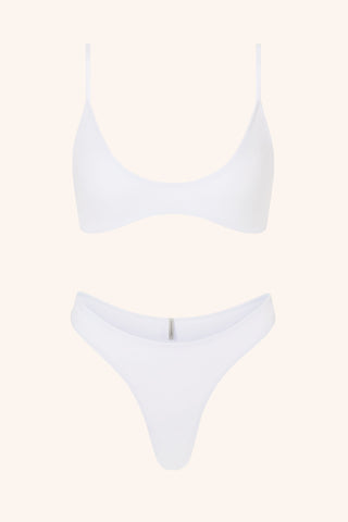 So Chic XS / White Thong Royal Blue