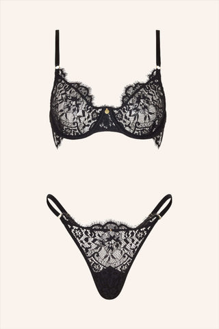 Dainty Thong Black