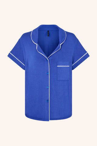 Cozy Modal PJ Set Royal Blue